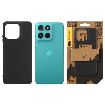 Pouzdro na mobilní telefon Zadní kryt Tactical TPU pro Motorola Moto G57 Power, černá