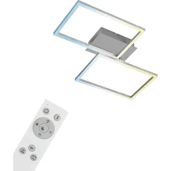 BRILONER CCT LED stropní svítidlo, 50 cm, 30 W, 3300 lm, hliník BRILO 3511-019