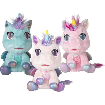 plyšák Imc Toys Club Petz Baby Unicorn interaktivní jednorožec mix barev
