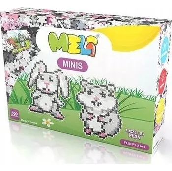 ostatní stavebnice STAVEBNICE MELI MINIS FLUFFY 2v1 500 dílků