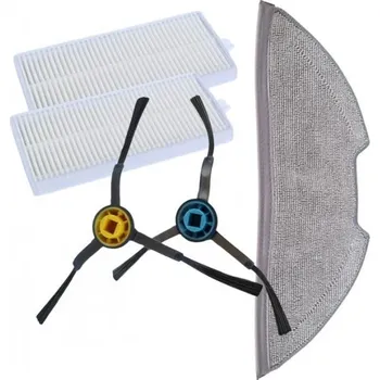 Sada příslušenství pro robotický vysavač HEPA filtry, kartáčky a mop pro vysavač ETA 6241 Aurum Pro 5ks sada