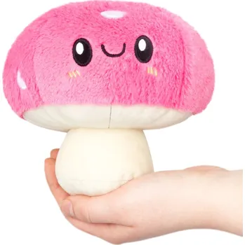plyšák Squishable Plyšová růžová houba Pocket 17cm