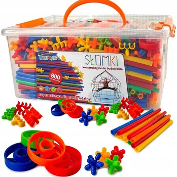 ostatní stavebnice Konstrukční sada stavebnice slamky NORIMPEX 800 ks, vícebarevná