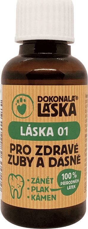 Dokonalá láska: pro zdravé zuby a dásně - pro pejsky objem 30 ml | Krmivo pro psy