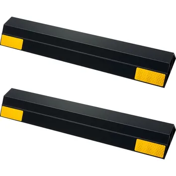 Autodoplněk Vevor Parkovací doraz 406 mm, 2 ks, pp s reflexními pásy do garáže
