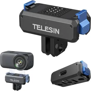 Příslušenství pro videokameru Telesin Rychloupínací USB-C nabíjecí adaptér / držák pro samotnou kameru DJI Osmo Nano