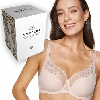 Dámské spodní prádlo GORTEKS Angel béžová podprsenka s polovyztuženými košíčky 80D