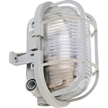 Deko Light Syrma Oval Grau 401013 venkovní stropní osvětlení, venkovní nástěnné osvětlení E27 šedá