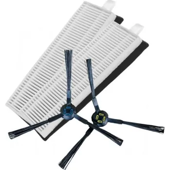 Sada příslušenství pro robotický vysavač HEPA filtry a kartáčky k vysavači SILVERCREST SSRA1 4ks sada