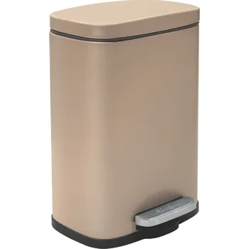 Odpadkový koš Spirella pedálový odpadkový koš AKIRA, matné cappuccino, 5 L