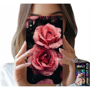 Pouzdro na mobilní telefon POUZDRO pro Xiaomi Redmi 9A - Krásné růžové růže, květinový motiv, kryt