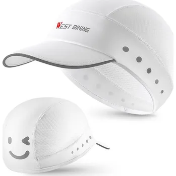 Kšiltovka WEST BIKING Kšiltovka letní z hedvábí WEST BIKING BÍLÁ