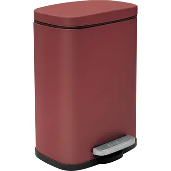 Odpadkový koš Spirella pedálový odpadkový koš AKIRA, matná burgundy, 5 L