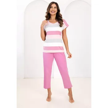 DÁMSKÉ PYŽAMO 741 W/26 Růžová L