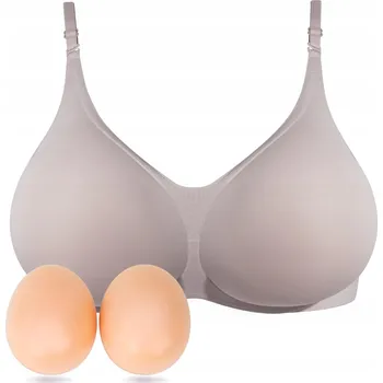 Podprsenka Push-up podprsenka šedá velikost 3XL