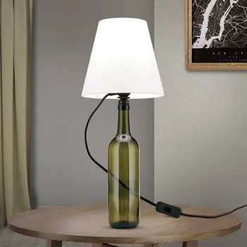 Lampička Orion E27 objímka žárovky BOTTLE, černý kabel, délka 200 cm černá 1 x 40 W