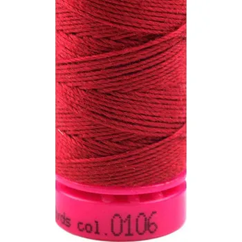 Nit Polyesterové nitě Aspo 30 / riflové návin 30 m, střední, 106 Fiery Red