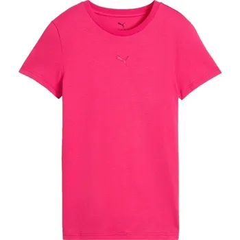 Dámské triko Puma ESSENTIALS CENTRED CAT LOGO TEE M Růžová