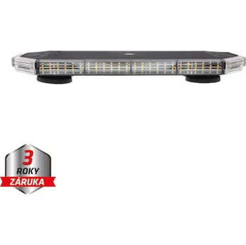 Autodíl LED rampa 440mm, oranžovo bílá, magnet 10-30V, ECE R65, sre9-440AWM