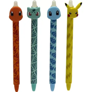 Gumovací pero POKÉMON s pryží a stiskací mechanikou