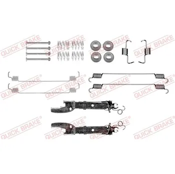 Auto-moto Sada příslušenství, brzdové čelisti QUICK BRAKE 105-0058S