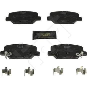 Brzdový systém Sada brzdových destiček, kotoučová brzda HART 256 534