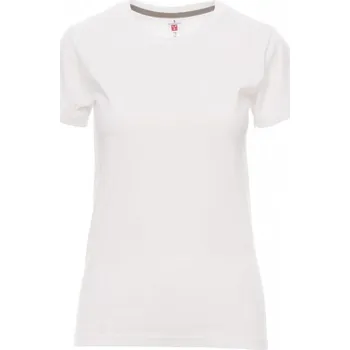 Dámské tričko Payperwear Dámské tričko SUNSET LADY s kulatým výstřihem Barva: Bílá, Velikost: L