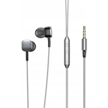 Sluchátka Drátová sluchátka do uší s konektorem minijack ER215-2 ŠEDÁ
