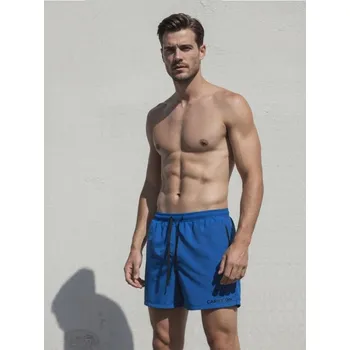 Pánské plavky Sinsay - Koupací kraťasy - modrá - 273IB-55X - 273IB-55X-XXL