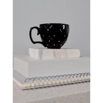 Sinsay - Hrnek s kamínky - černá - 213EI-99X - 213EI-99X-ONE