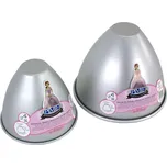 PME 20 x 15 cm - forma na pečení šatů pro panenku z anodovaného hliníku, stříbrná