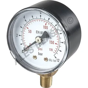 Ochranný vodní filtr ATLAS FILTRI - Itálie | Manometr k filtru Atlas (vodní filtr-filtrace vody) tlakoměr - 0-16bar Manometr k filtru Atlas