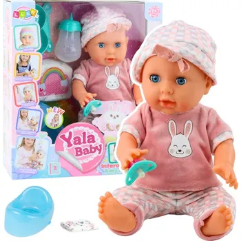 Panenka Panenka Miminko Batole Čůrající Růžová Sada Příslušenství Zvuky 35cm