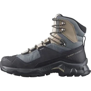 Dámská treková obuv Dámská turistická obuv Salomon QUEST ELEMENT GTX W 5.5 Šedá, Béžová