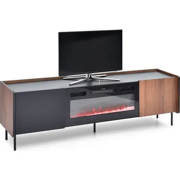 Křeslo Mebel Partner Protegidas P17 (černá) (s krbem)