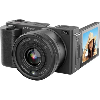 Digitální fotoaparát Easypix VX6430 digitální fotoaparát 64 Megapixel Zoom (optický): 10 x černá 4K video