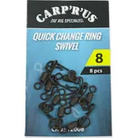 Carp'R'Us Carp´R´Us Obratlíky s kroužkem Quick Change Ring Swivel vel.8, 8ks Varianta: Carp´R´Us Obratlíky s kroužkem Quick Change Ring Swivel vel.8, 8ks