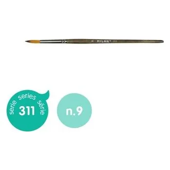Dětské zboží Pędzle syntetyczne okrągłe nr 9 seria 311, Milan