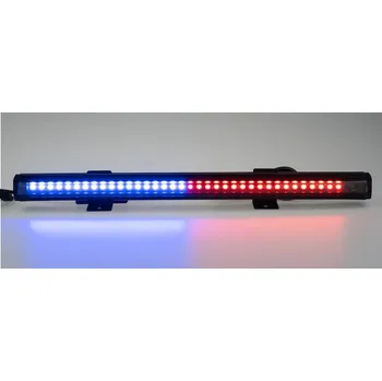 Autodíl Gumové výstražné LED světlo vnější, modro-červené, 12 - 24V, 340mm, kf016-34br