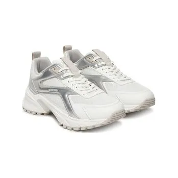 Dámské tenisky Sneakersy Calvin Klein Hike Run Ckstripe Mesh Met HW0HW03140 Bílá 38