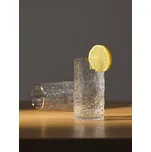 Sinsay - Strukturální sklenice se zlatým okrajem 2 pack - clear - 403HD-CLR - 403HD-CLR-ONE