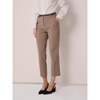 Dámské kalhoty Sinsay - Chino kalhoty s páskem - béžová - 878GZ-80X - 878GZ-80X-S