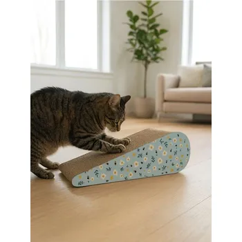 Sinsay - Škrabadlo pro kočky s květinovým motivem - žlutá - 850JE-10X - 850JE-10X-ONE