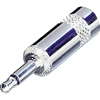 Audio kabel Rean AV NYS226 jack konektor 3.5 mm zástrčka, rovná Pólů: 2 mono stříbrná 1 ks