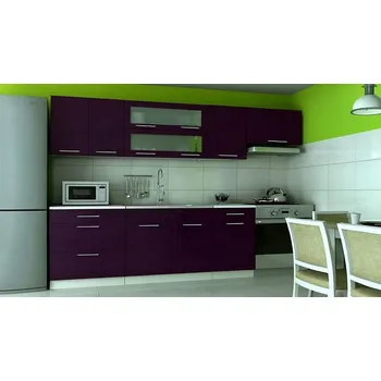 FALCO Kuchyňská linka Dakota 240/180 fialový lesk