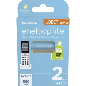 eneloop eneloop lite DECT HR03 akumulátor AAA Ni-MH 550 1.2 V 2 ks