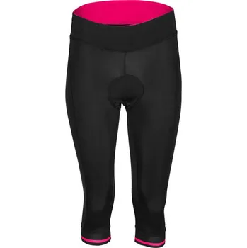 Cyklistické kalhoty Dámské 3/4 kalhoty Etape SARA 3/4 L Černá, Růžová