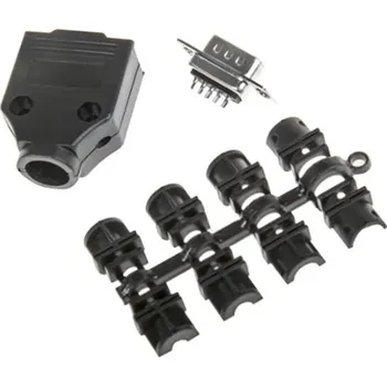 MH Connectors MHDTPPK9-DB9P-K sada D-SUB kolíkové lišty 180 ° Pólů: 9 pájecí kalíšek 1 ks