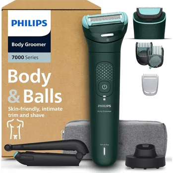 Holicí strojek Zastřihovač a Holicí Strojek na tělo pro muže Bodygroom Series 7000 Philips BG7485/30