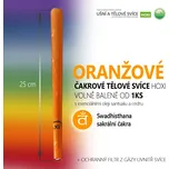 Čakrová tělová svíce HOXI ORANŽOVÁ